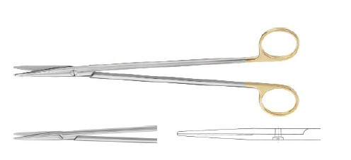 TC МЕТЦЕНБАУМ НОЖИЦІ ДЕЛ. ПРЯМ. 230MM